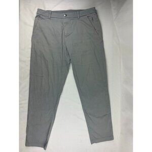 Men's Lululemon Commission Pant Classic Gray Tapered Casual LM5440S Size 33x29
